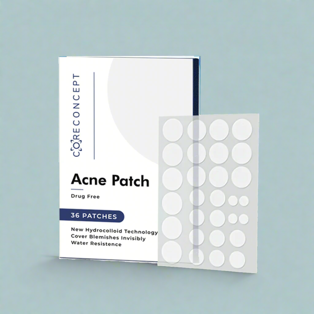 HYDROCOLLOIDAL ACNE PATCHES Core Concept